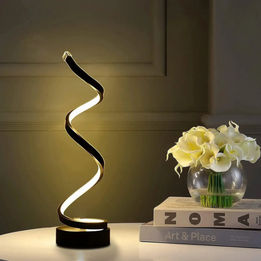 Clairo's Spiral Table Lamp